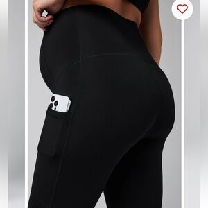 Fabletics PureLuxe High-Waisted Maternity 7/8 Legging